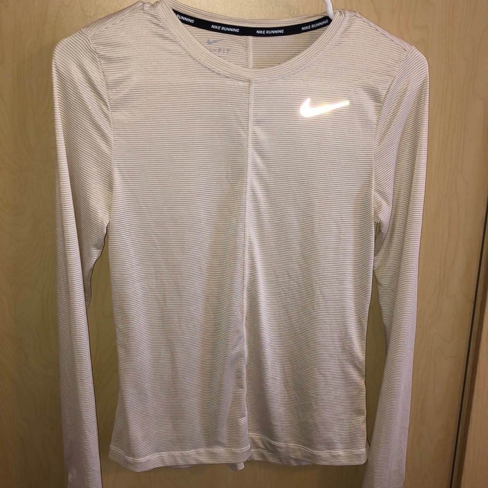 Nike Gold Dri-Fit Running Longsleeve Top